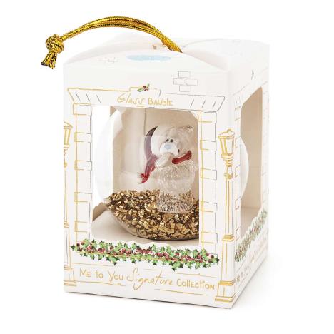 Me To You Bear Glass Snow Globe Bauble £4.80
